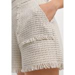 Твидовая бахрома с короткими шортами - белый 4