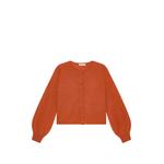 puff-sleeve cardigan 1