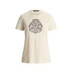 beaded crest-patch T-shirt 1