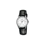 Мужские аналоговые часы LTP-1183E-7A Black Leather Strap 1