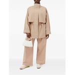 drawstring-waist high-neck parka coat 2