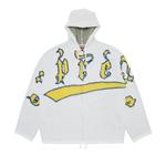 Свитера Supreme Accent Brushed Zip Up Hooded Sweater 'White' 1