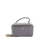 Маленькая сумка через плечо Classic Top Handle Vanity Case с цепочкой 1