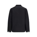 Michigan corduroy-collar logo-patch jacket 2