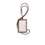 Держатель для бейджа ID Lanyard In Signature Canvas Tan/Brown CZ285 2