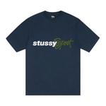 Футболка с коротким рукавом Stussy Sport Script Tee 'Navy' 1