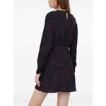 long-sleeved gathered mini dress 2