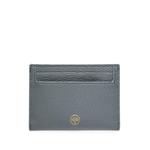grained leather card holder 1