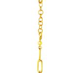 TOMEI Lusso Italia Jolly Halos Collection 4-Tone Necklace, желтое золото 916/22K 3