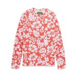 Футболки с длинным рукавом Denim Tears Cotton Wreath Thermal Long-Sleeve Hibiscus Orange 'Hawaiian Red' 1