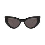 Солнцезащитные очки Gucci Cat Eye-Frame Injection 'Black/Gold/Grey' 2