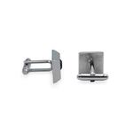 Запонки Palmira Chrome Black Diamonte 3
