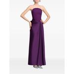 Seri strapless draped maxi dress 2