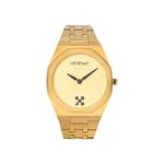 Часы Off-White On Time Bracelet Watch 'Gold' 1