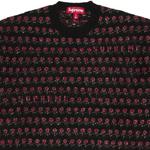Топы Supreme Flowers Metallic Sweater 'Black' 3