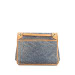 Сумка на плечо Niki Chain Flap Bag Matelasse Chevron Denim with Suede Medium 2