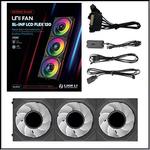 LIAN LI UNI FAN SL-INF LCD FLEX Reverse Blade 120mm 3 in 1 обратный вентилятор в комплекте - Черный 3
