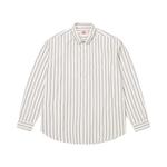 Рубашки и топы Supreme x Martine Rose Metallic Stripe Shirt 'White' 1