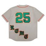 Топы Supreme Old English Baseball Jersey 'Grey' 2