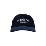Снэпбэки Supreme GORE-TEX Corduroy Classic Logo 6-Panel 'Темно-синий' 1