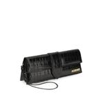 Le Bambino croc-effect leather clutch bag 3