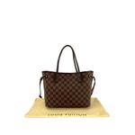 Сумка-тоут Damier Ebene Neverfull PM (2008 год) 2