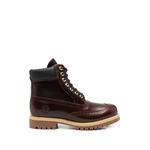 brogue-detail leather boots 1