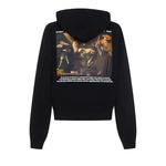 Худи Off-White Caravaggio Crowning Over Hoodie 'Black/White' 2
