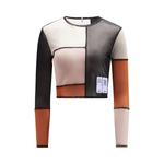 Футболки MCQ Mesh Long-Sleeve Tee 'Мультиколор' 1