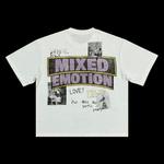 Футболки с коротким рукавом Mixed Emotion Lost Identity Tee 'Белый' 1