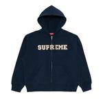Худи Supreme Collegiate Appliqué Zip Up Hooded Sweatshirt 'Navy' 1