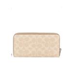 Длинный кошелек на молнии в фирменном канвасе - Sand/Taupe 2