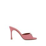 Босоножки Mini Camelia в клетку гингем 1