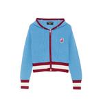 logo-patch zip-up hoodie 1