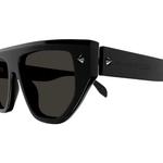 Alexander McQueen Shield Солнцезащитные очки 'Black/Grey' 3