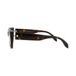 Очки Alexander McQueen Cat Eye-Frame Recycled Acetate Optical Frames 'Havana/Transparent' 2