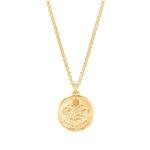 Колье Lucky Sixpence с медальоном 1