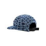 Кепки Supreme Frayed Croc Denim Camp Cap 'Indigo' 3