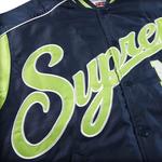 Куртки-варсити Supreme Contrast Script Varsity Jacket 'Navy' 2