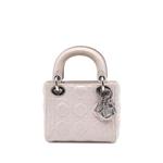 Сумка-сэтчел Mini Iridescent Lambskin Cannage Lady Dior (2015 год) 1