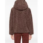 hooded teddy-texture jacket 4