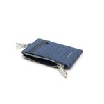 Держатель для карт Tracey Denim с текстурой джинсы и шнурком 3