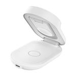 BELKIN UltraCharge Qi2 3-в-1 складное магнитное зарядное устройство 25 Вт — белый 3
