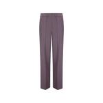 elasticated pressed-crease trousers 1