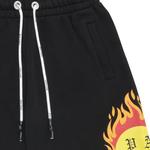 Palm Angels Burning Head Sweatshorts 'Чёрный/Жёлтый' 3
