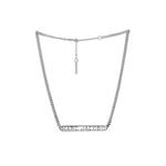 Монограммная цепочка-колье Silver J305M03FA22 1