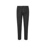 Tiberio pleated cotton trousers 1
