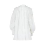 Блузы Ferragamo Silk-Blend Tunic Top 'Белый' 2