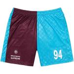 Шорты Supreme Split Soccer Short 'Burgundy' 1
