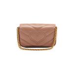 Монетницы Gucci GG Marmont Chain Coin Purse 'Porcelain Rose' 2